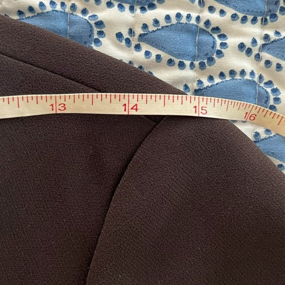 ISABELLA DEMARCO Deep Brown‎ Belted Dress Size 6 - Picture 7 of 12
